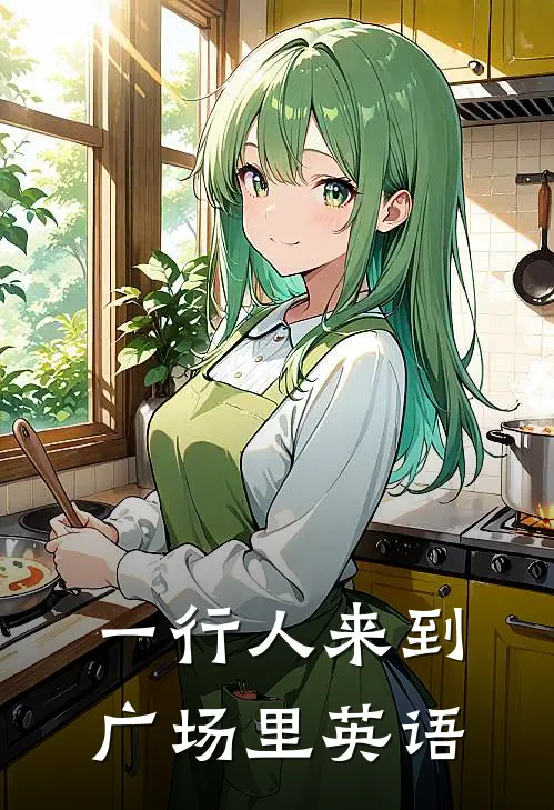 一行人来到广场里英语