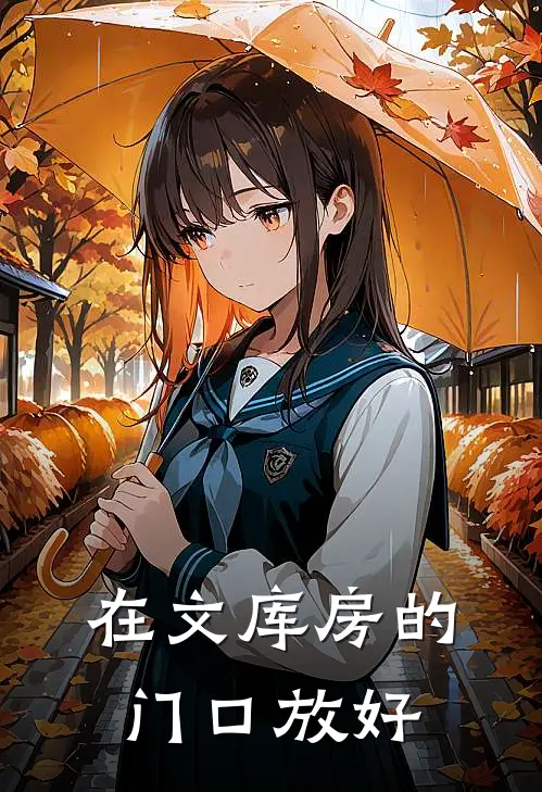 在文库房的门口放好