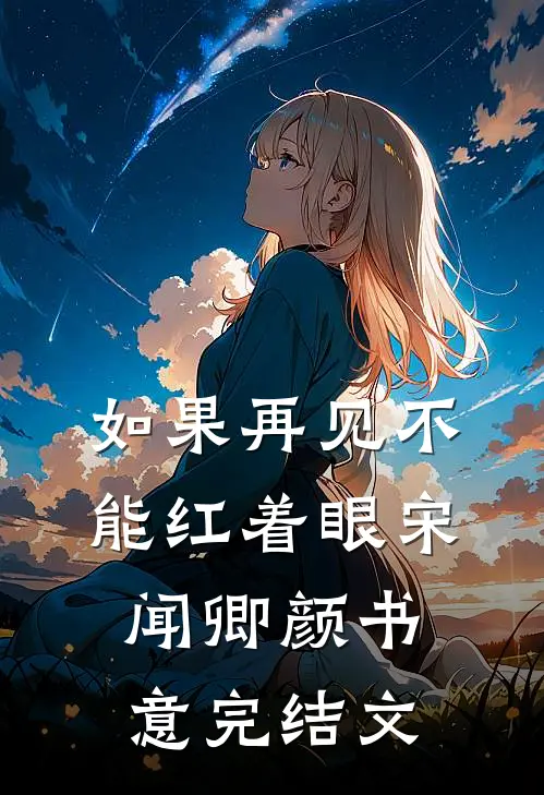 如果再见不能红着眼宋闻卿颜书意完结文