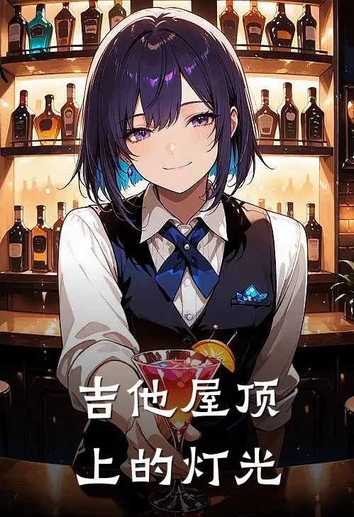 吉他屋顶上的灯光